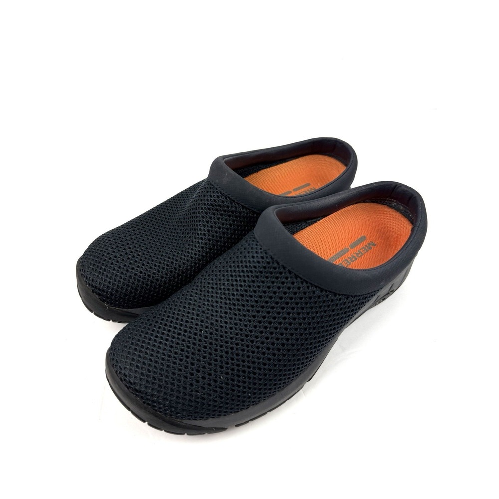 Merrell Encore Breeze Shoes 7 Black Mule Mesh Slip On Comfort Womens